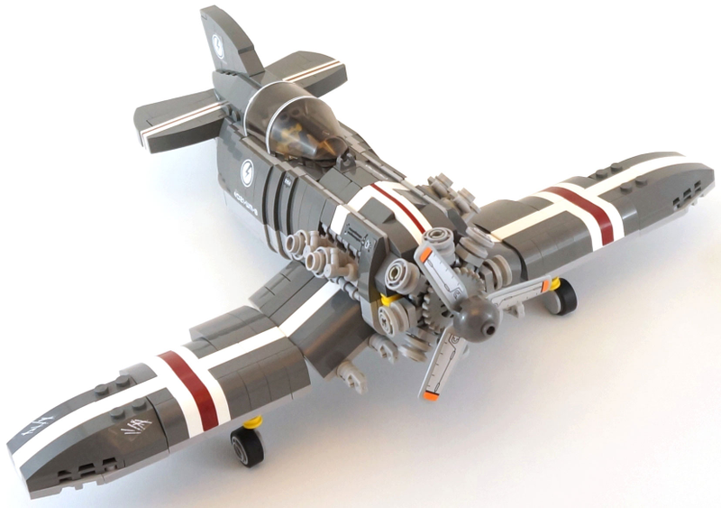 Illustration for article titled This double engined Lego plane should be in an air show
